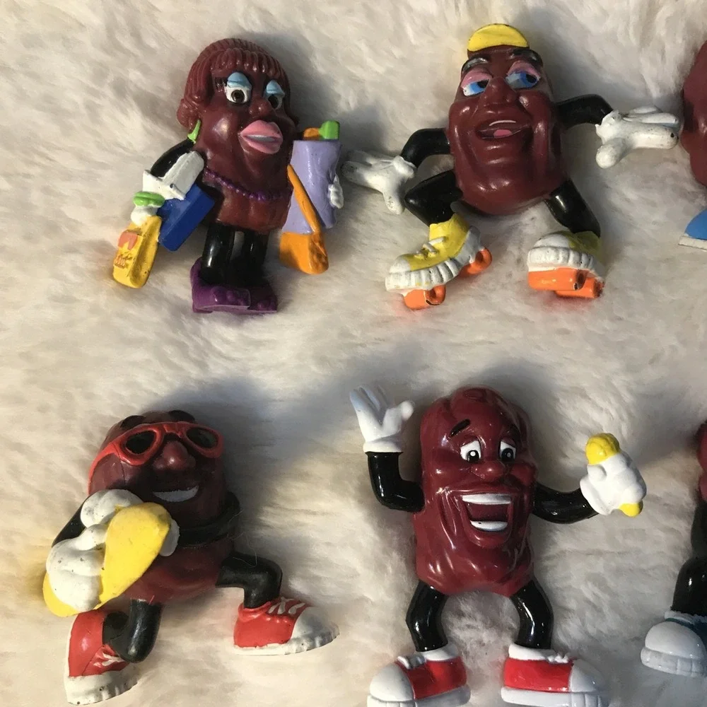 VTG Hardee's California Raisins 1980s, Music Skating Guitar Radio Lot of 12